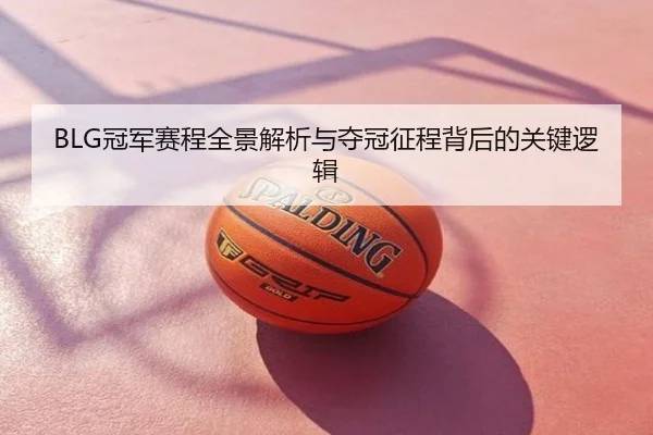 BLG冠军赛程全景解析与夺冠征程背后的关键逻辑