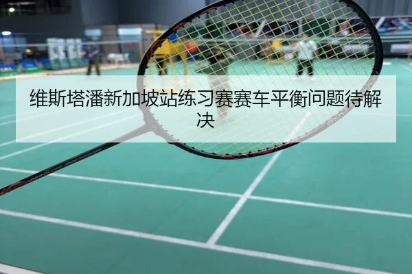 维斯塔潘新加坡站练习赛赛车平衡问题待解决